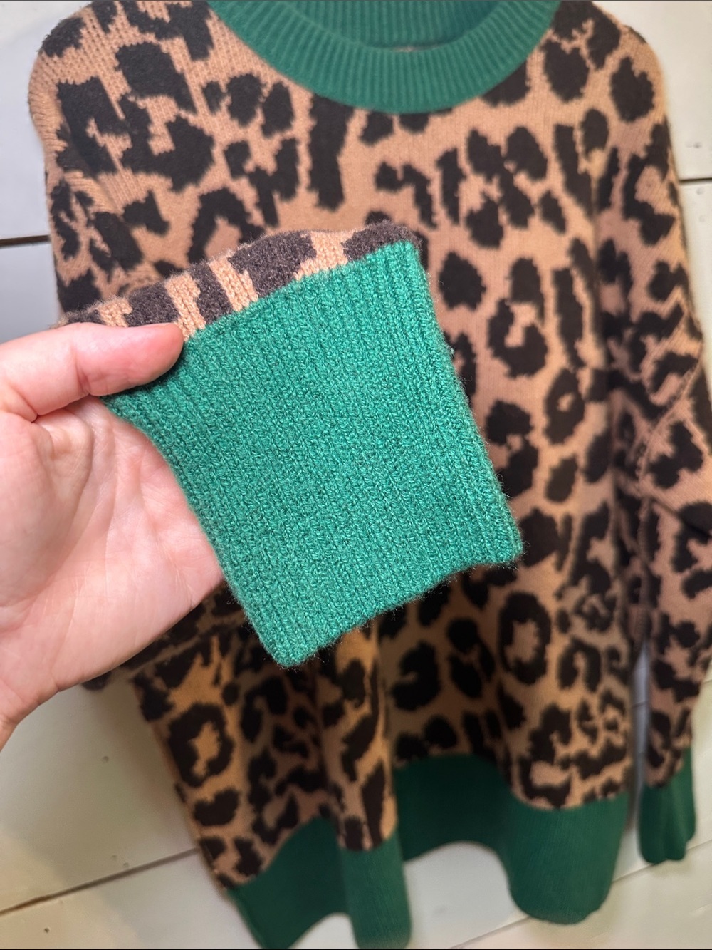 Aerie Softest Luxe Crew Sweater in Beach Dune - Picture 4 of 12